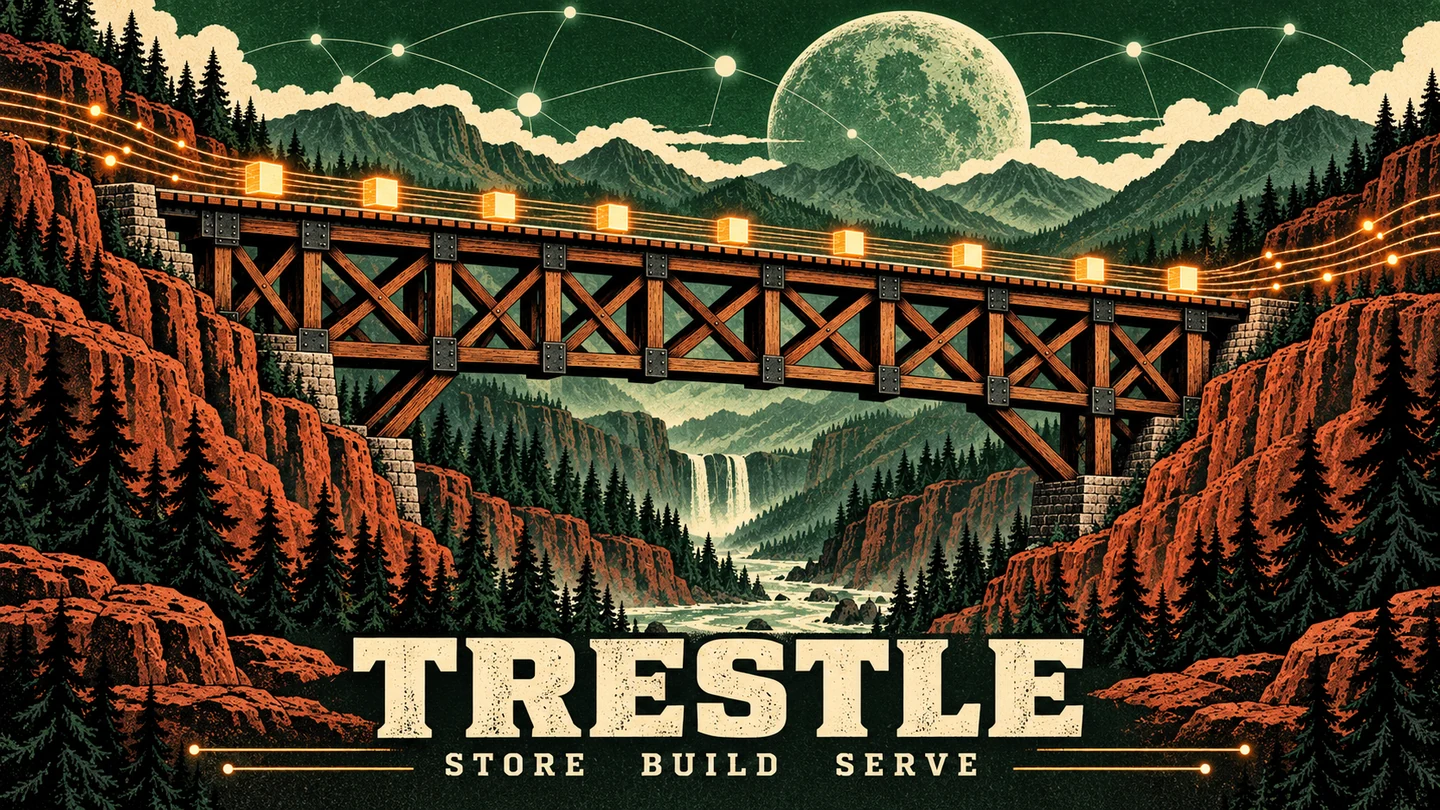 Trestle banner